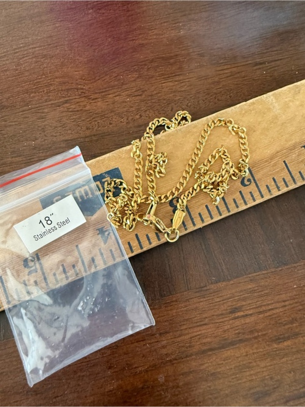 New 18” Stainless Steel Necklace